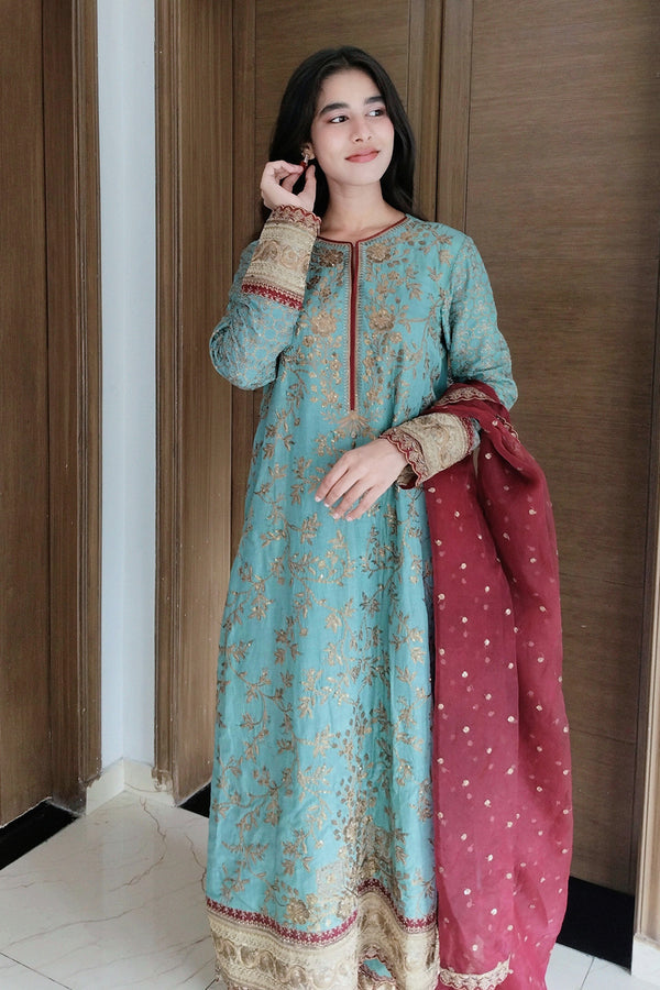 Maryum N Maria | Farisha Formals| SOPHIA - MW40088 - by Libasekhas UK - Registered Vendor of : Maryum N Maria - 100% Original Designer Dress