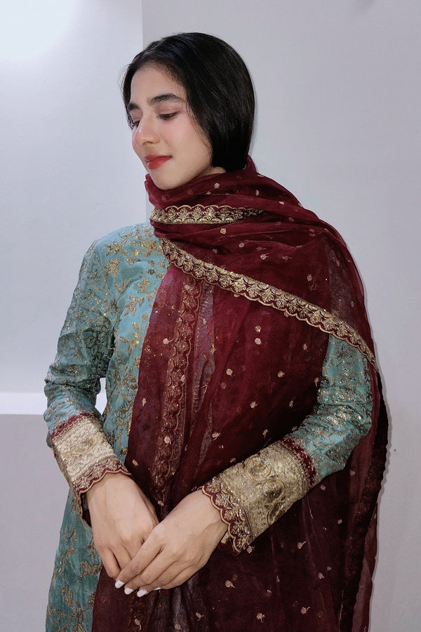 Maryum N Maria | Farisha Formals| SOPHIA - MW40088 - by Libasekhas UK - Registered Vendor of : Maryum N Maria - 100% Original Designer Dress