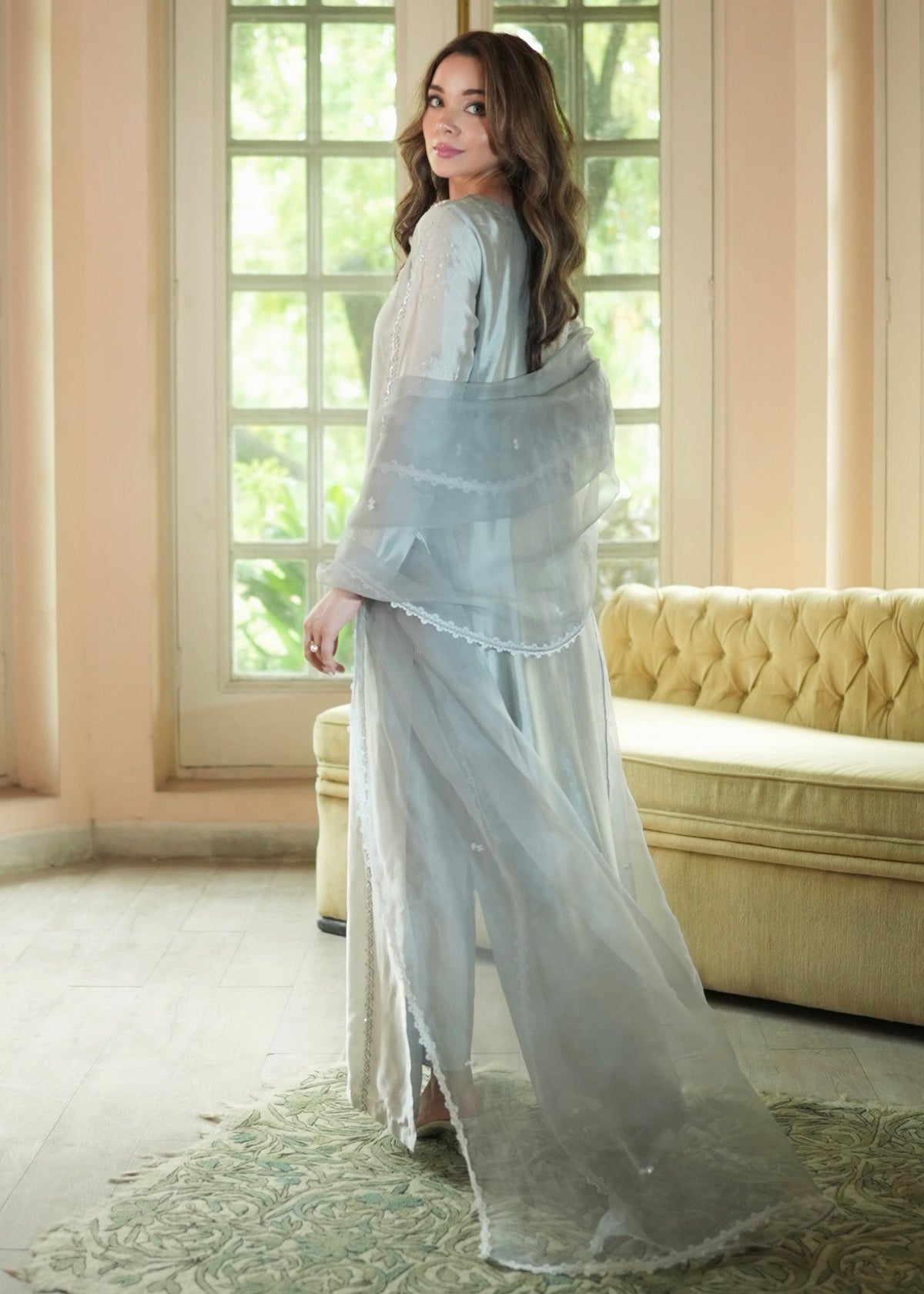 Mahum Asad | The Color Edit | LUMIÈRE - by Libasekhas UK - Registered Vendor of : Mahum Asad - 100% Original Designer Dress