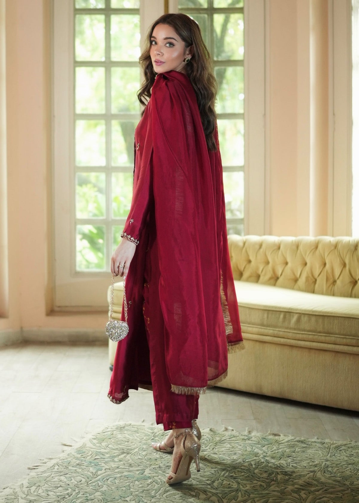 Mahum Asad | The Color Edit | VELORA - by Libasekhas UK - Registered Vendor of : Mahum Asad - 100% Original Designer Dress
