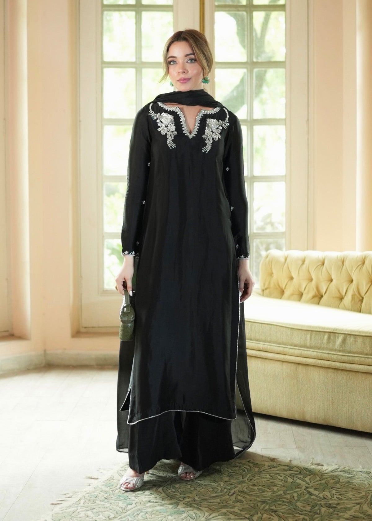 Mahum Asad | The Color Edit | NOIRE - by Libasekhas UK - Registered Vendor of : Mahum Asad - 100% Original Designer Dress