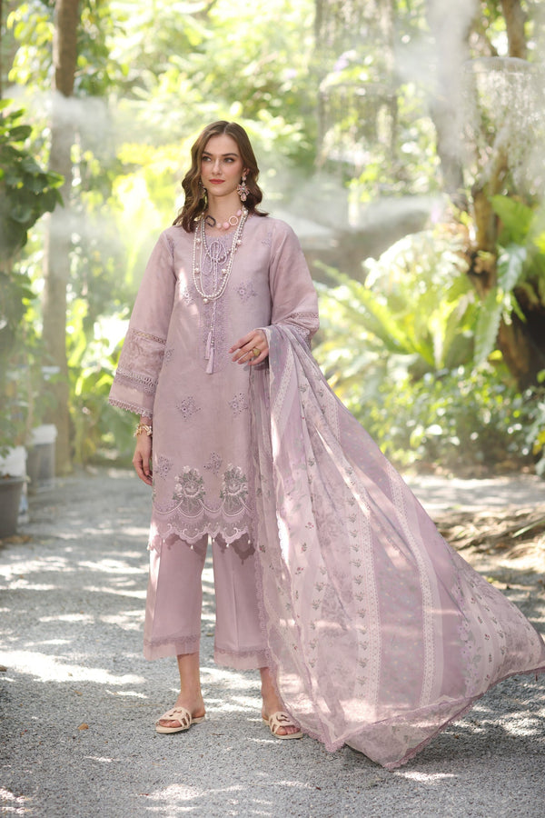 Noor by Saadia Asad | Eid Luxe Printedkari | D6-B - by - Libasekhas UK - Registered Vendor of : Noor by Saadia Asad - 100% Original Designer Dresss