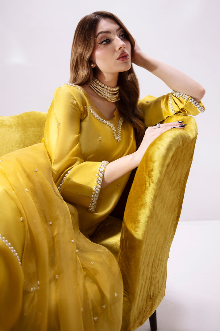 Raja Salahuddin | House of Mina | Sunshine - by - Libasekhas UK - Registered Vendor of : Raja Salahuddin - 100% Original Designer Dresss