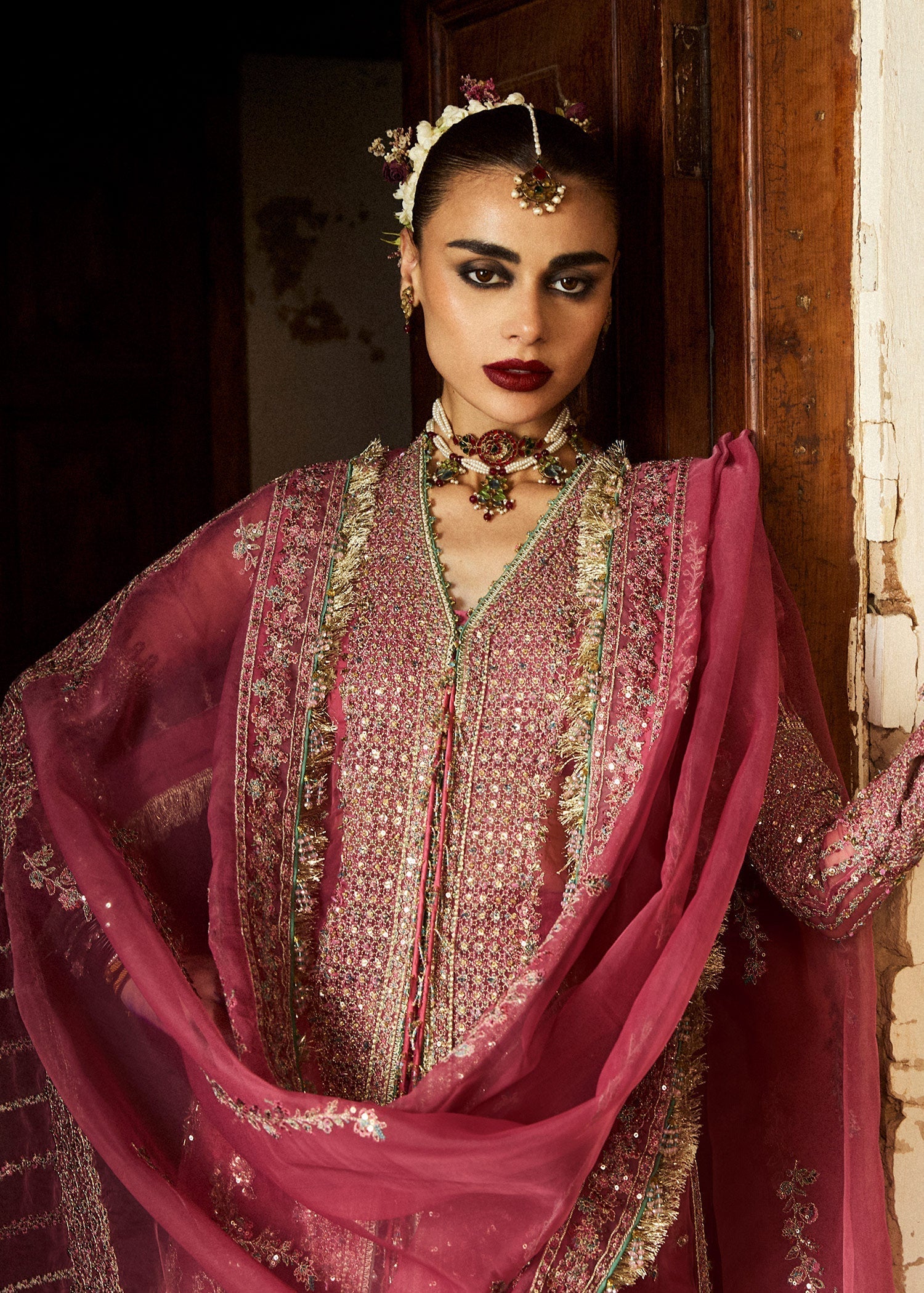 Hussain Rehar | Festive Formals 24 |  Marjani - by - Libasekhas UK - Registered Vendor of : Hussain Rehar - 100% Original Designer Dresss