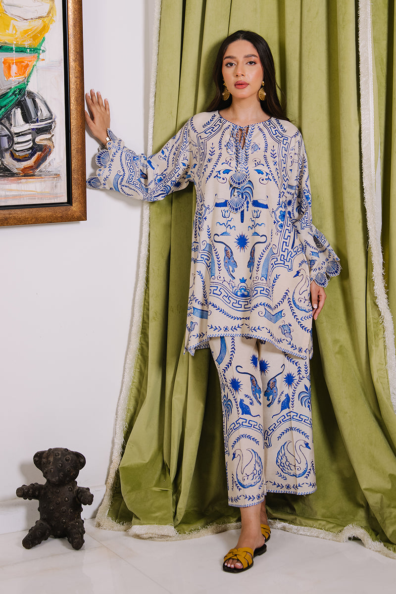 Mina Hassan | Signature Luxe 25 | Grecian Ink - RTS - by Libasekhas UK - Registered Vendor of : Mina Hassan - 100% Original Designer Dress