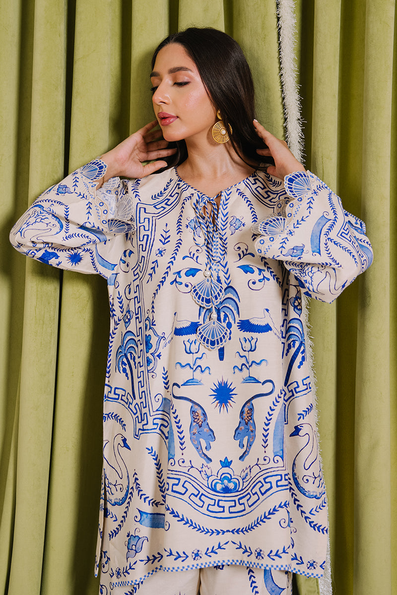 Mina Hassan | Signature Luxe 25 | Grecian Ink - RTS - by Libasekhas UK - Registered Vendor of : Mina Hassan - 100% Original Designer Dress