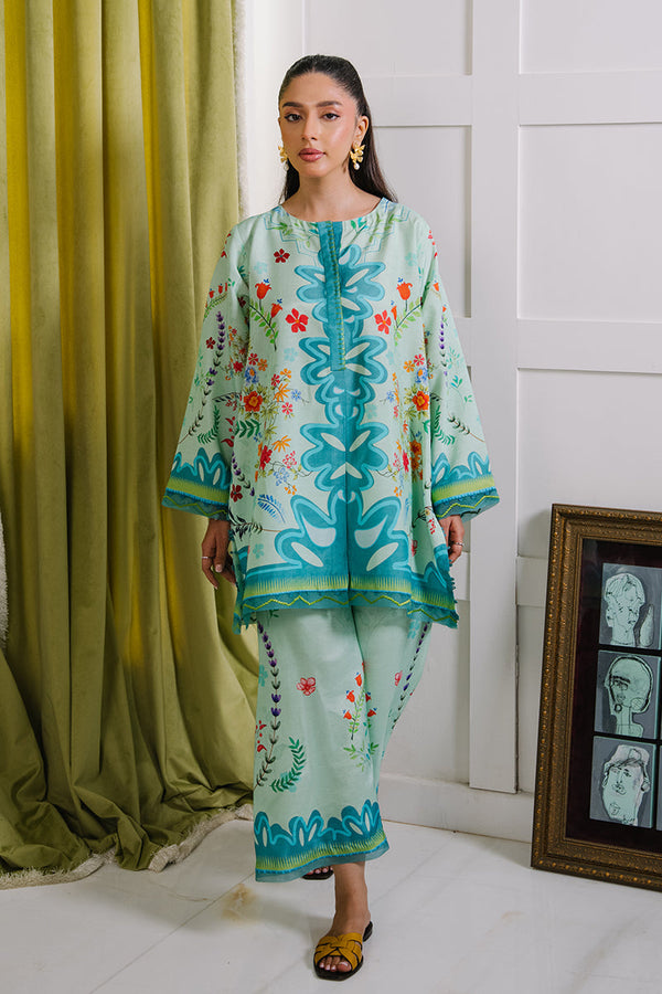 Mina Hassan | Signature Luxe 25 | Mint Garden - by Libasekhas UK - Registered Vendor of : Mina Hassan - 100% Original Designer Dress
