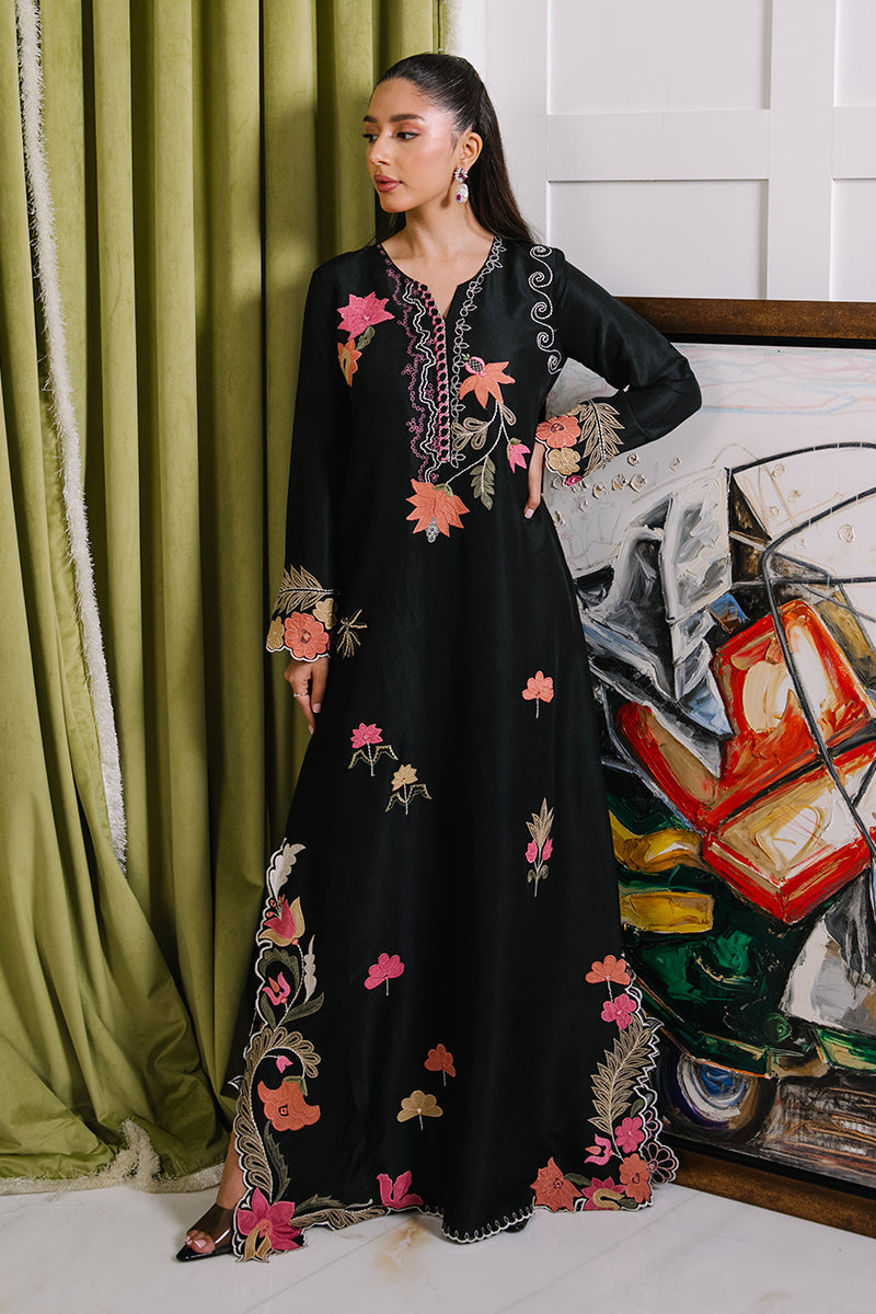 Mina Hasan | Signature Pret | Midnight Dream Kaftan - by Libasekhas - Registered Vendor of : Mina Hasan - 100% Original Designer Dress