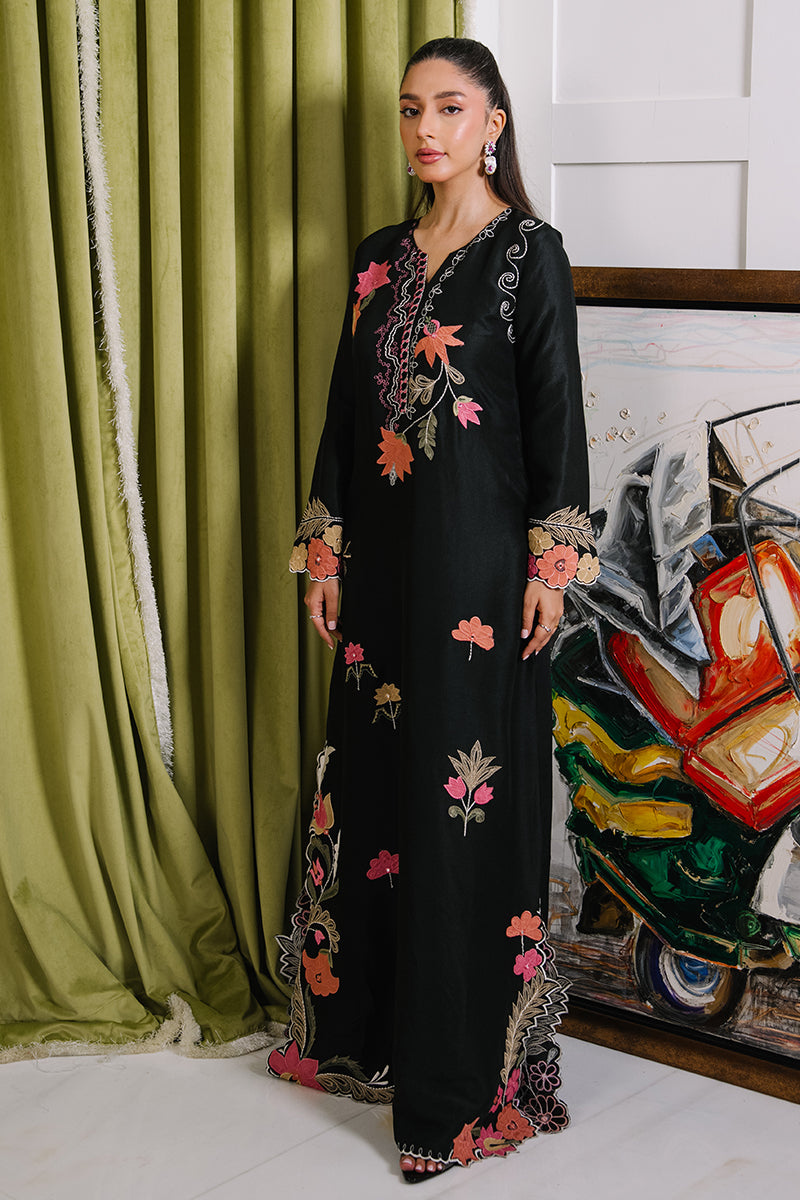 Mina Hasan | Signature Pret | Midnight Dream Kaftan - by Libasekhas - Registered Vendor of : Mina Hasan - 100% Original Designer Dress