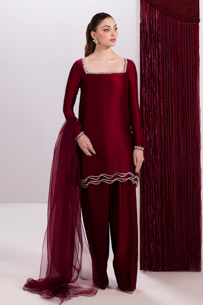 Raja Salahuddin | House of Mina |Ruby - by - Libasekhas UK - Registered Vendor of : Raja Salahuddin - 100% Original Designer Dresss
