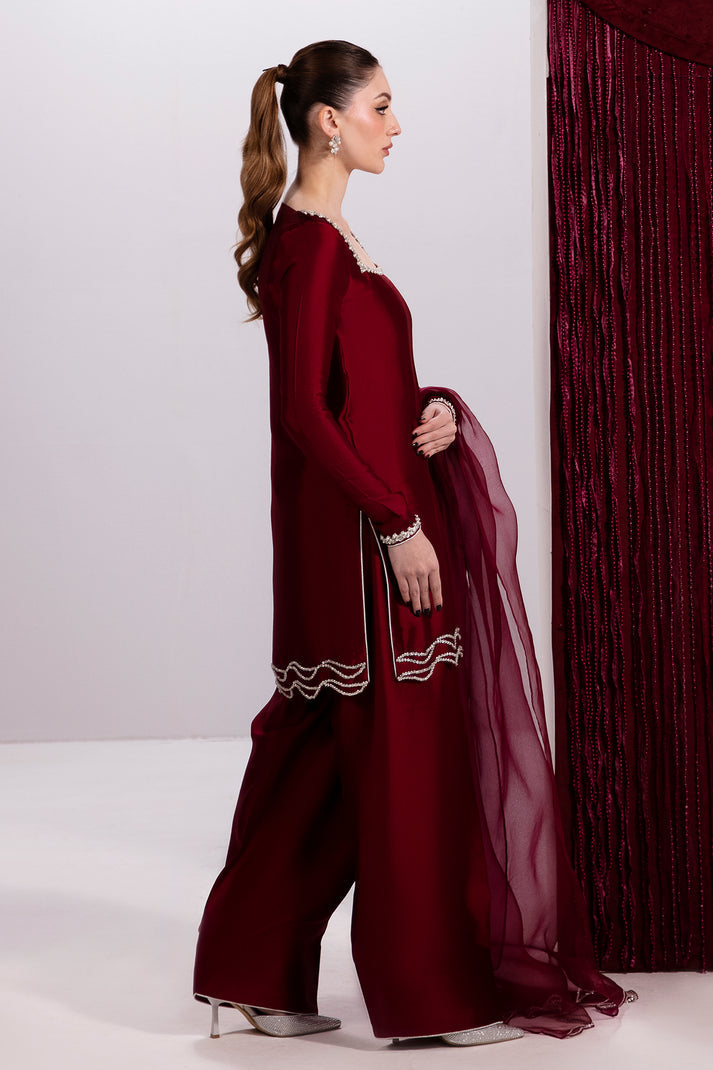 Raja Salahuddin | House of Mina |Ruby - by - Libasekhas UK - Registered Vendor of : Raja Salahuddin - 100% Original Designer Dresss
