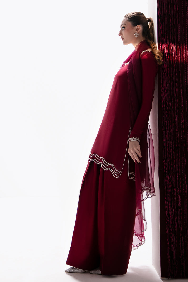 Raja Salahuddin | House of Mina |Ruby - by - Libasekhas UK - Registered Vendor of : Raja Salahuddin - 100% Original Designer Dresss