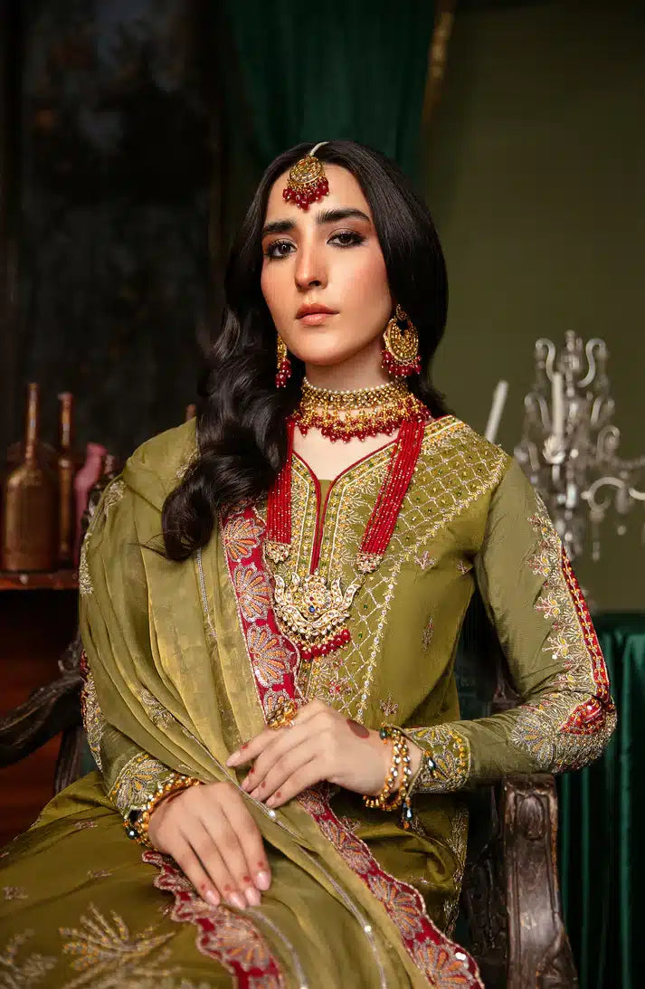 Emaan Adeel | Noori Silk Formals 23 | NR 01 ZARA - by - Libasekhas UK - Registered Vendor of : Emaan Adeel - 100% Original Designer Dresss