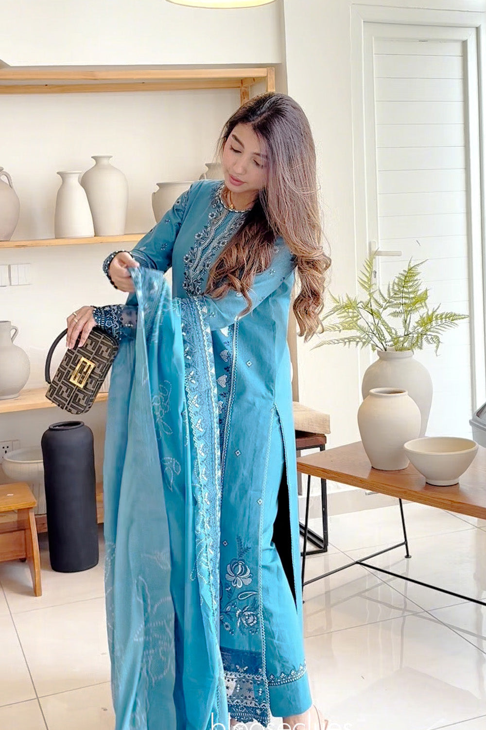 Maryum N Maria | Elara 25 |BLUE MOON - MS50370 - by - Libasekhas UK - Registered Vendor of : Maryum N Maria - 100% Original Designer Dresss