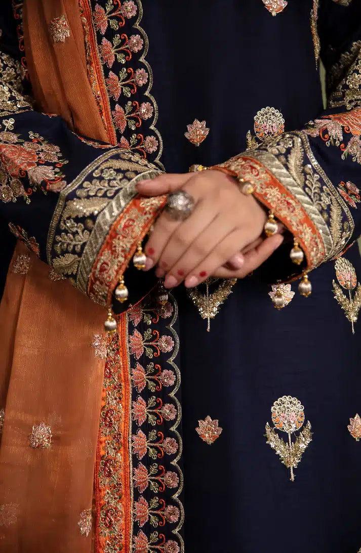 Emaan Adeel | Noori Silk Formals 23 | NR 07 DIVANI - by - Libasekhas UK - Registered Vendor of : Emaan Adeel - 100% Original Designer Dresss