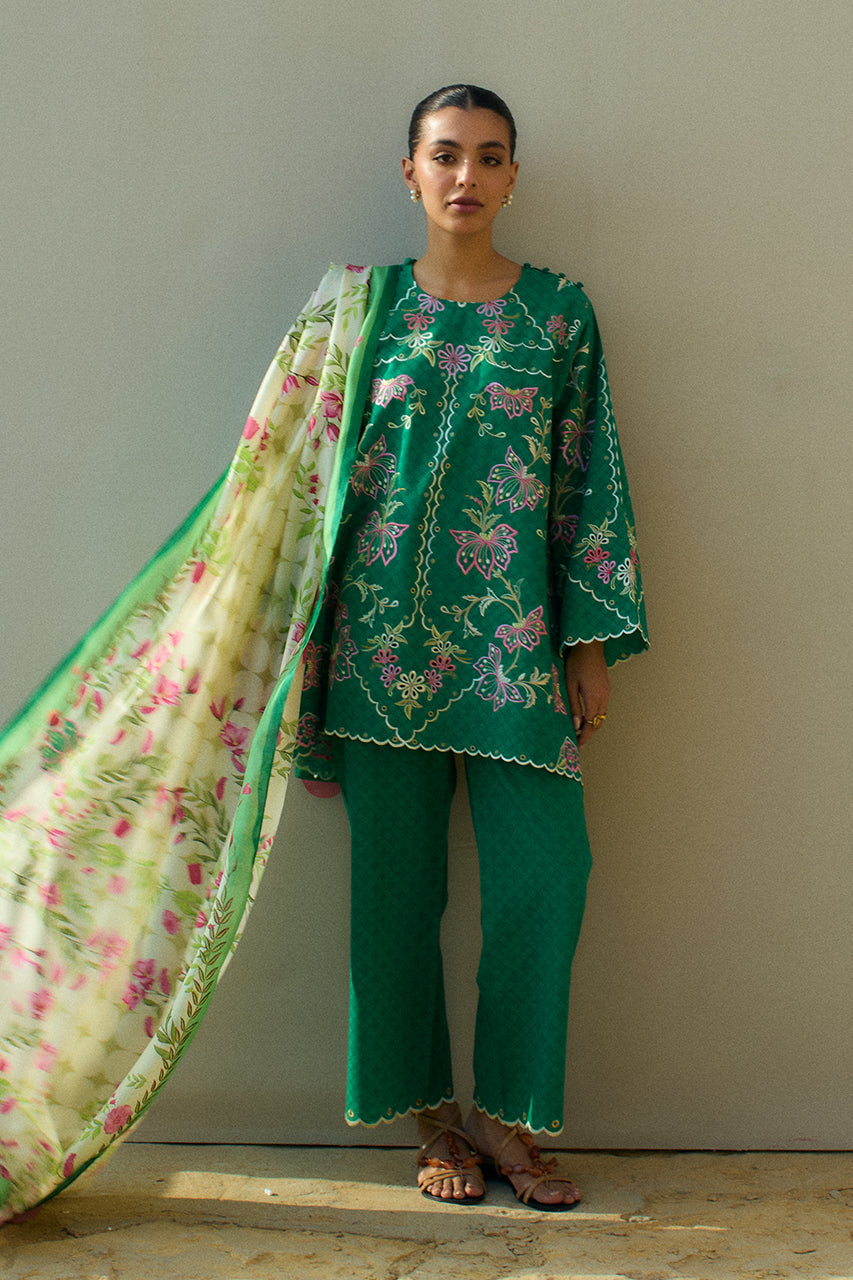 Sania Maskatiya | Luxury Lawn 25 | Jehan (B) - by Libasekhas UK - Registered Vendor of : Sania Maskatiya - 100% Original Designer Dress