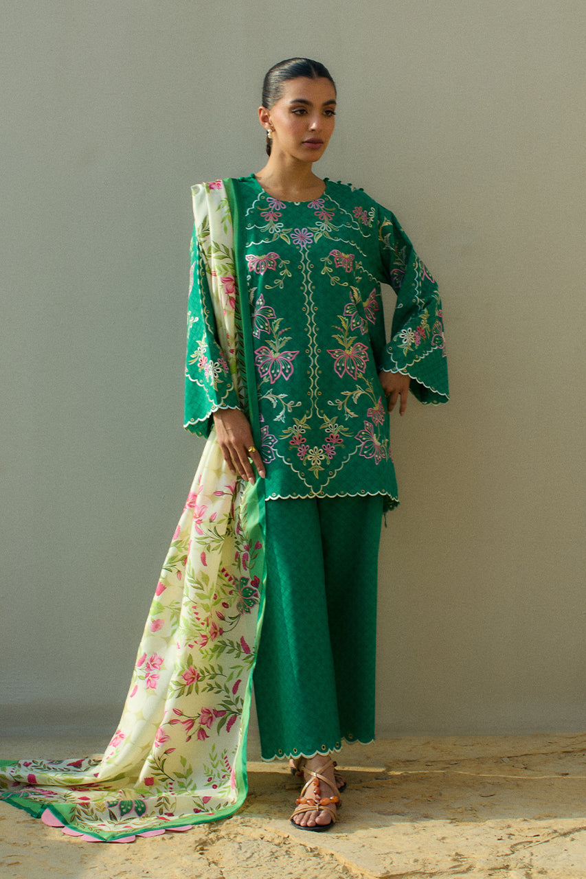 Sania Maskatiya | Luxury Lawn 25 | Jehan (B) - by Libasekhas UK - Registered Vendor of : Sania Maskatiya - 100% Original Designer Dress