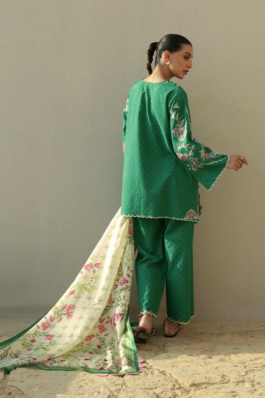 Sania Maskatiya | Luxury Lawn 25 | Jehan (B) - by Libasekhas UK - Registered Vendor of : Sania Maskatiya - 100% Original Designer Dress