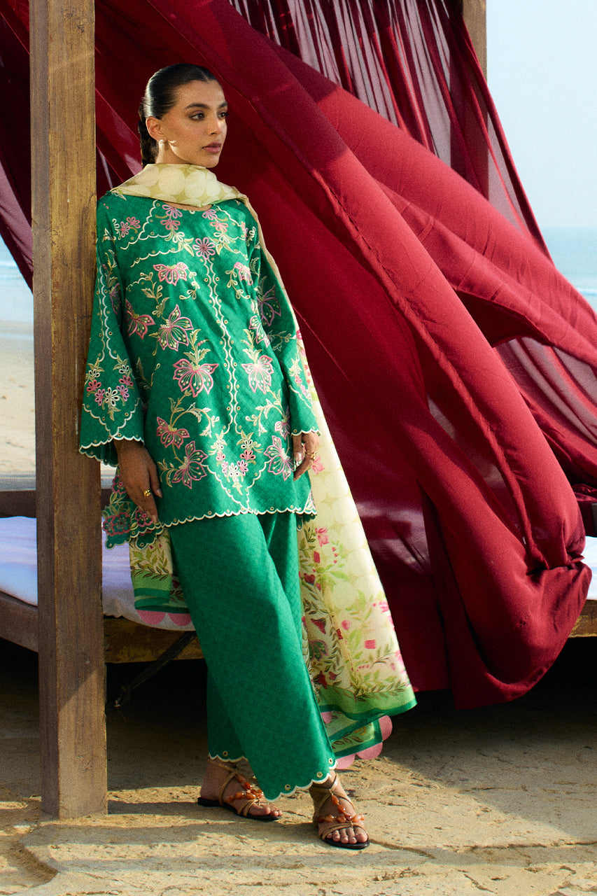 Sania Maskatiya | Luxury Lawn 25 | Jehan (B) - by Libasekhas UK - Registered Vendor of : Sania Maskatiya - 100% Original Designer Dress