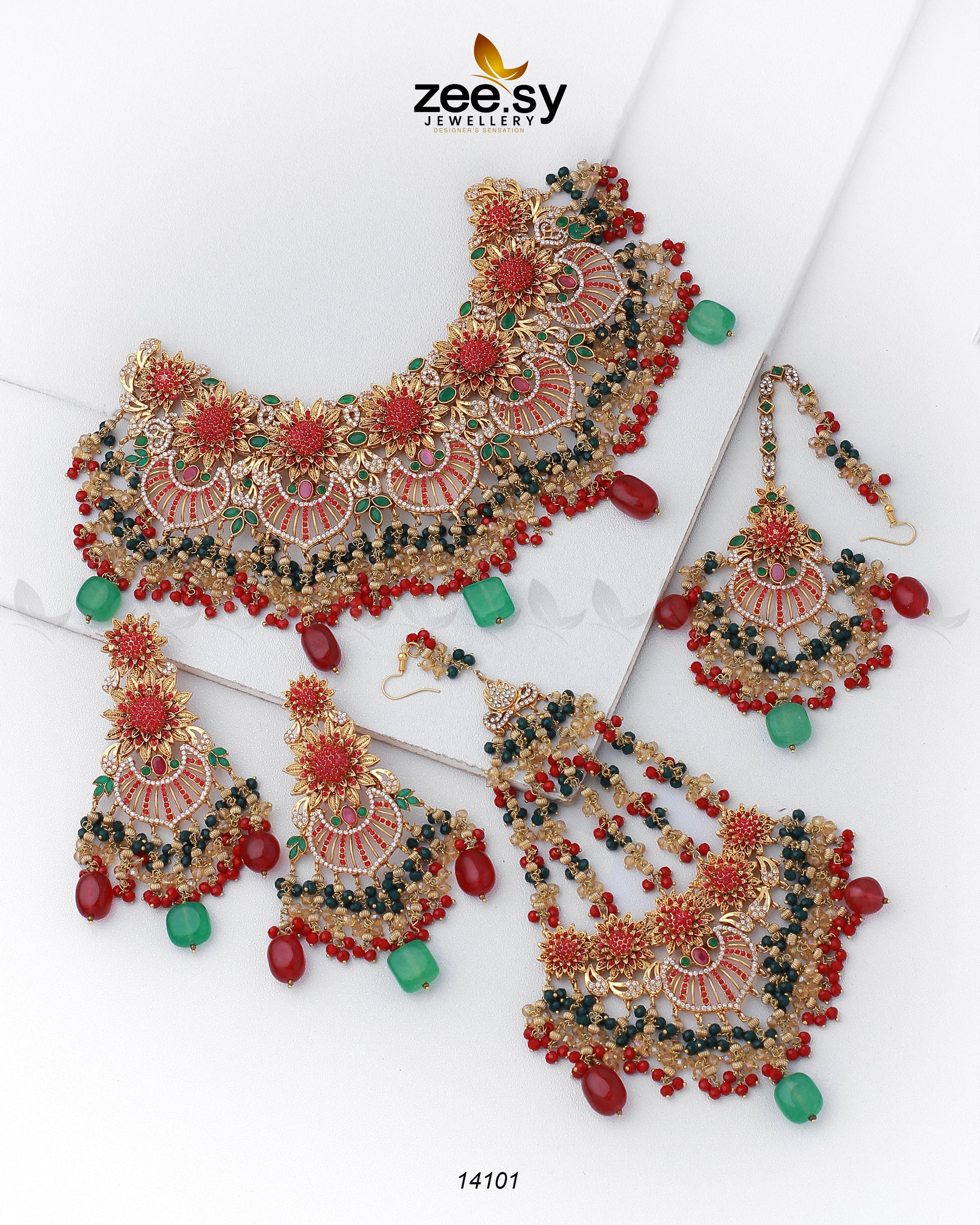 Mamoona's Bridal Set - by - Libasekhas UK - Registered Vendor of : Zeesy - 100% Original Designer Dresss