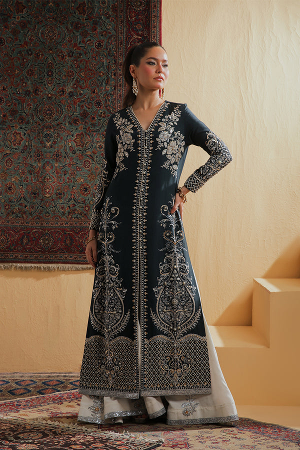 Shamaeel Ansari | Majestic Legacy | Midnight Grace - by Libasekhas UK - Registered Vendor of : Shamaeel Ansari - 100% Original Designer Dress