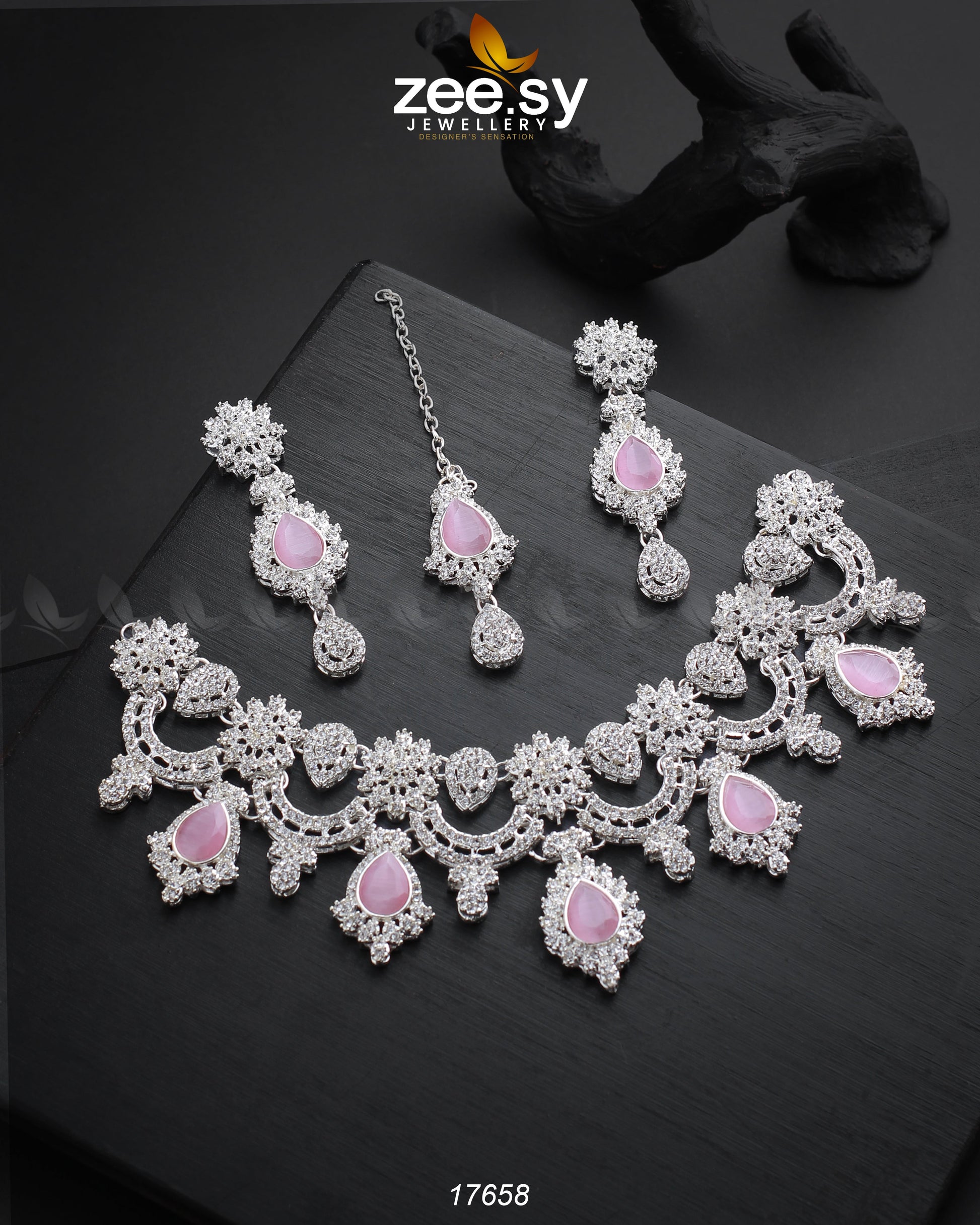 Aether Necklace - by - Libasekhas UK - Registered Vendor of : Zeesy - 100% Original Designer Dresss