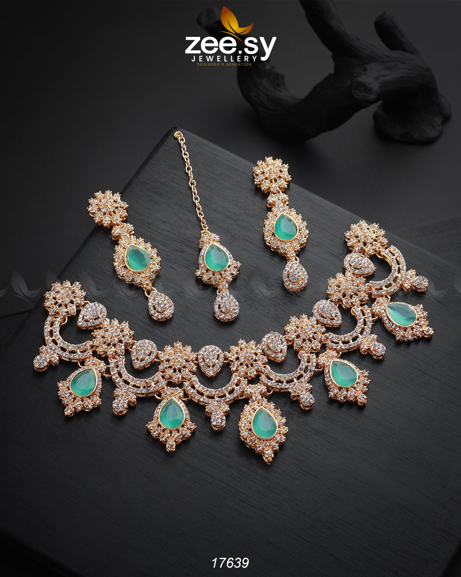 Galactic Necklace - by - Libasekhas UK - Registered Vendor of : Zeesy - 100% Original Designer Dresss