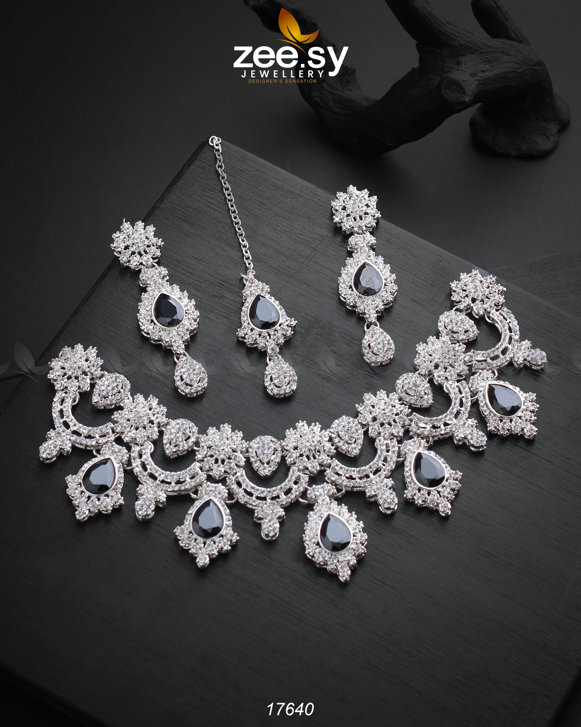 Aether Necklace - by - Libasekhas UK - Registered Vendor of : Zeesy - 100% Original Designer Dresss