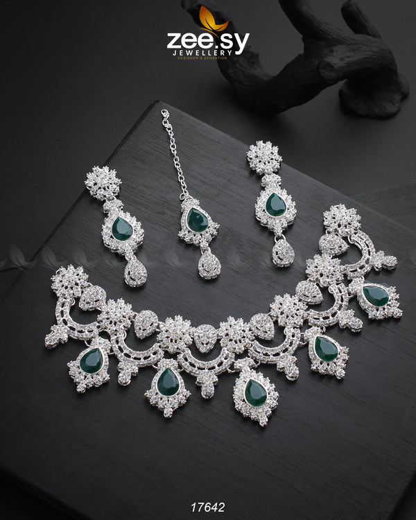 Aether Necklace - by - Libasekhas UK - Registered Vendor of : Zeesy - 100% Original Designer Dresss