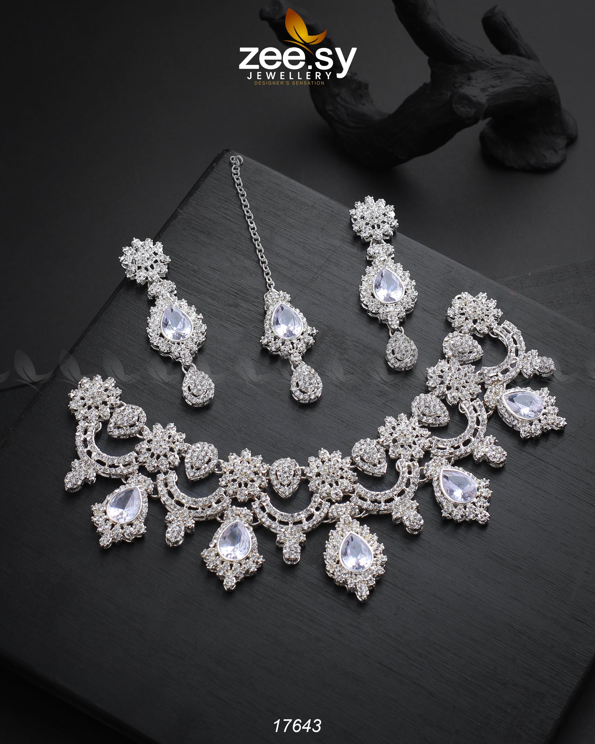 Aether Necklace - by - Libasekhas UK - Registered Vendor of : Zeesy - 100% Original Designer Dresss