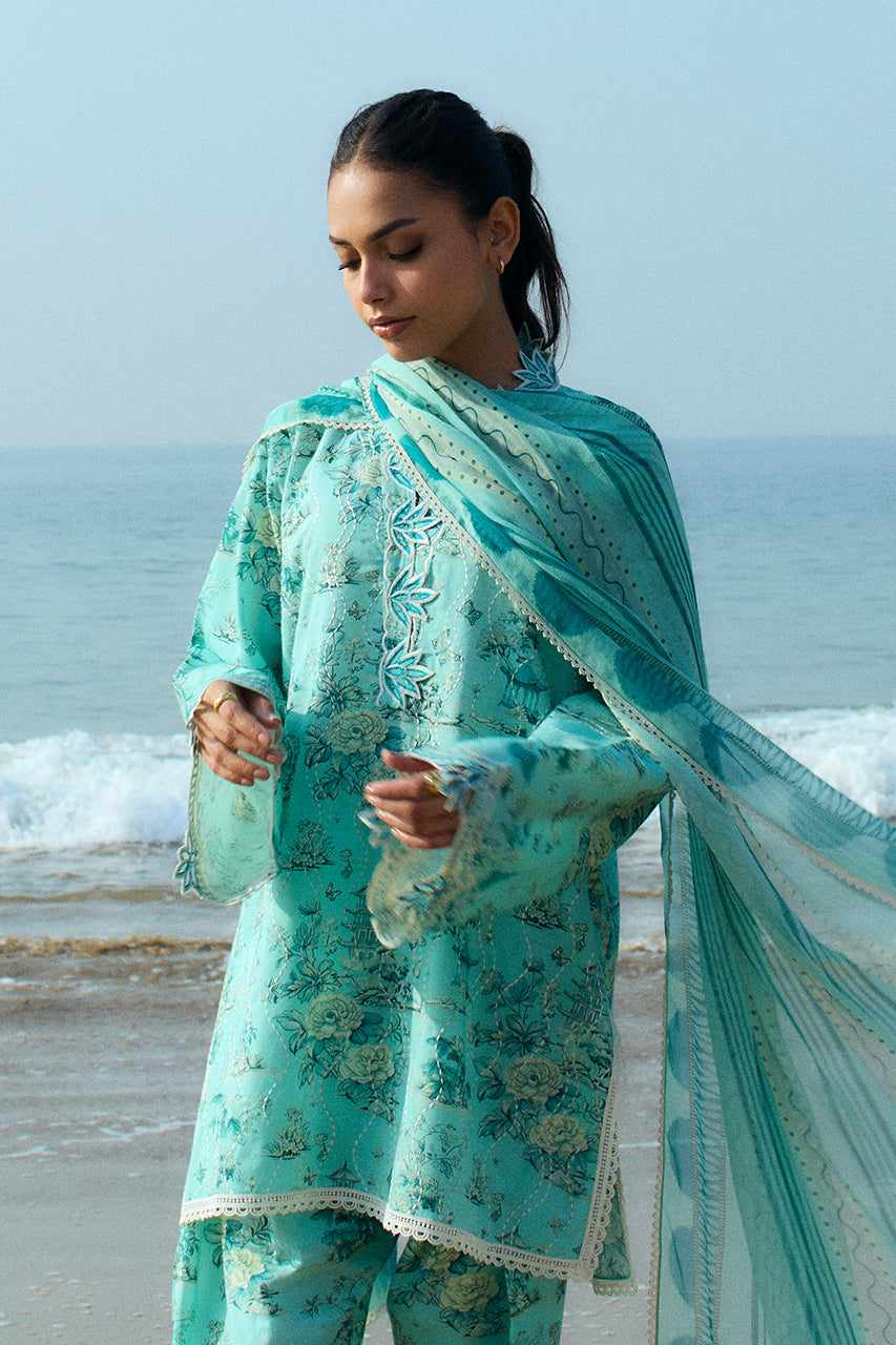Sania Maskatiya | Luxury Lawn 25 | Myra (B) - by Libasekhas UK - Registered Vendor of : Sania Maskatiya - 100% Original Designer Dress