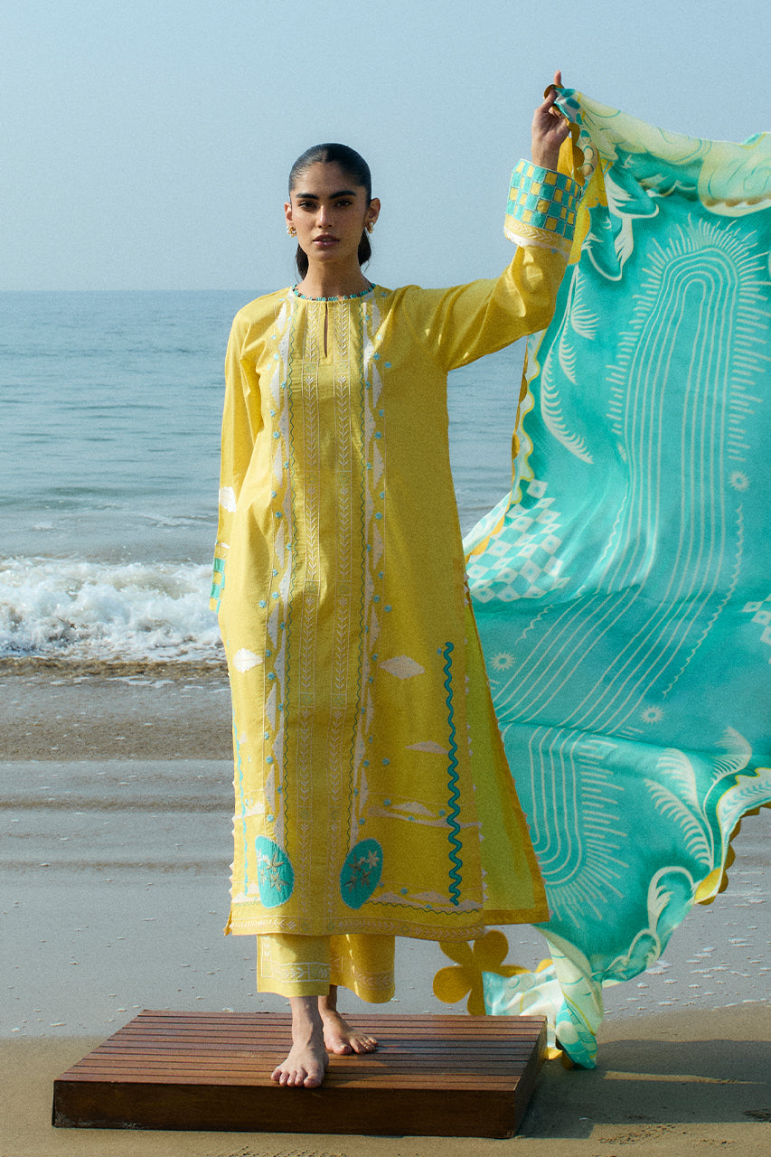 Sania Maskatiya | Luxury Lawn 25 | Vivi (A) - by Libasekhas UK - Registered Vendor of : Sania Maskatiya - 100% Original Designer Dress