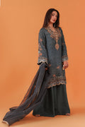 Shamaeel Ansari | Classic Luxe 26 | Imperial Teal - by Libasekhas UK - Registered Vendor of : Shamaeel Ansari - 100% Original Designer Dress