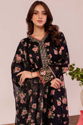 Farasha | Printed Essentials | Black Scarlet - by - Libasekhas UK - Registered Vendor of : Farasha - 100% Original Designer Dresss