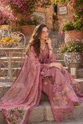 Noor by Saadia Asad | Luxury Eid Schiffli Laserkari 26 | D1 -Rose Allure - by Libasekhas UK - Registered Vendor of : Noor by Saadia Asad - 100% Original Designer Dress