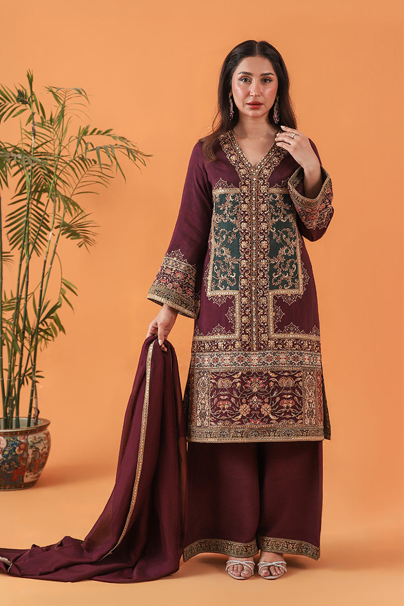 Shamaeel Ansari | Classic Luxe 26 | Lustre - by Libasekhas UK - Registered Vendor of : Shamaeel Ansari - 100% Original Designer Dress