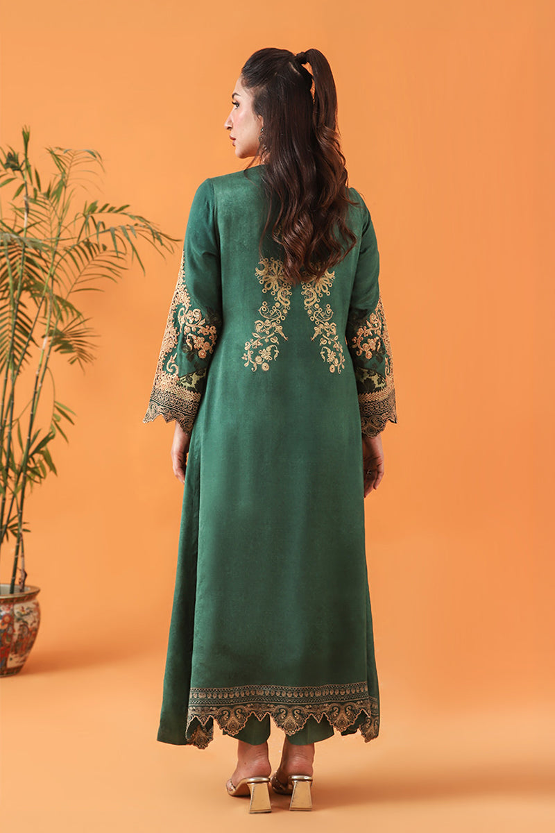 Shamaeel Ansari | Classic Luxe 26 | Emerald - by Libasekhas UK - Registered Vendor of : Shamaeel Ansari - 100% Original Designer Dress