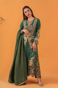 Shamaeel Ansari | Classic Luxe 26 | Emerald - by Libasekhas UK - Registered Vendor of : Shamaeel Ansari - 100% Original Designer Dress