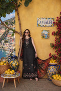 Noor by Saadia Asad | Luxury Eid Schiffli Laserkari 26 | D5 - Raven Black - by Libasekhas UK - Registered Vendor of : Noor by Saadia Asad - 100% Original Designer Dress