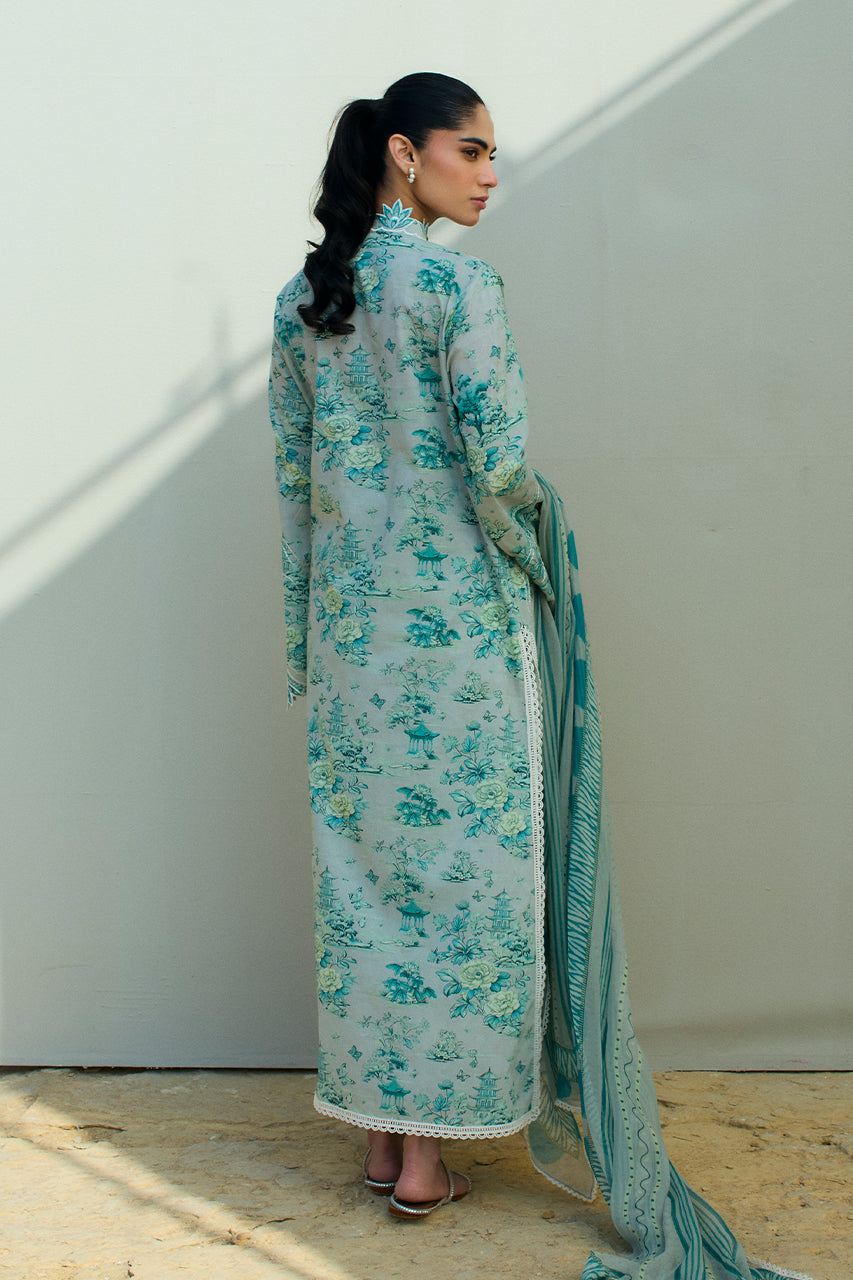 Sania Maskatiya | Luxury Lawn 25 | Myra (A) - by Libasekhas UK - Registered Vendor of : Sania Maskatiya - 100% Original Designer Dress