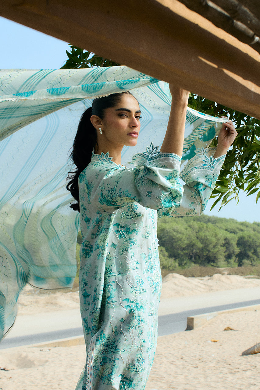 Sania Maskatiya | Luxury Lawn 25 | Myra (A) - by Libasekhas UK - Registered Vendor of : Sania Maskatiya - 100% Original Designer Dress