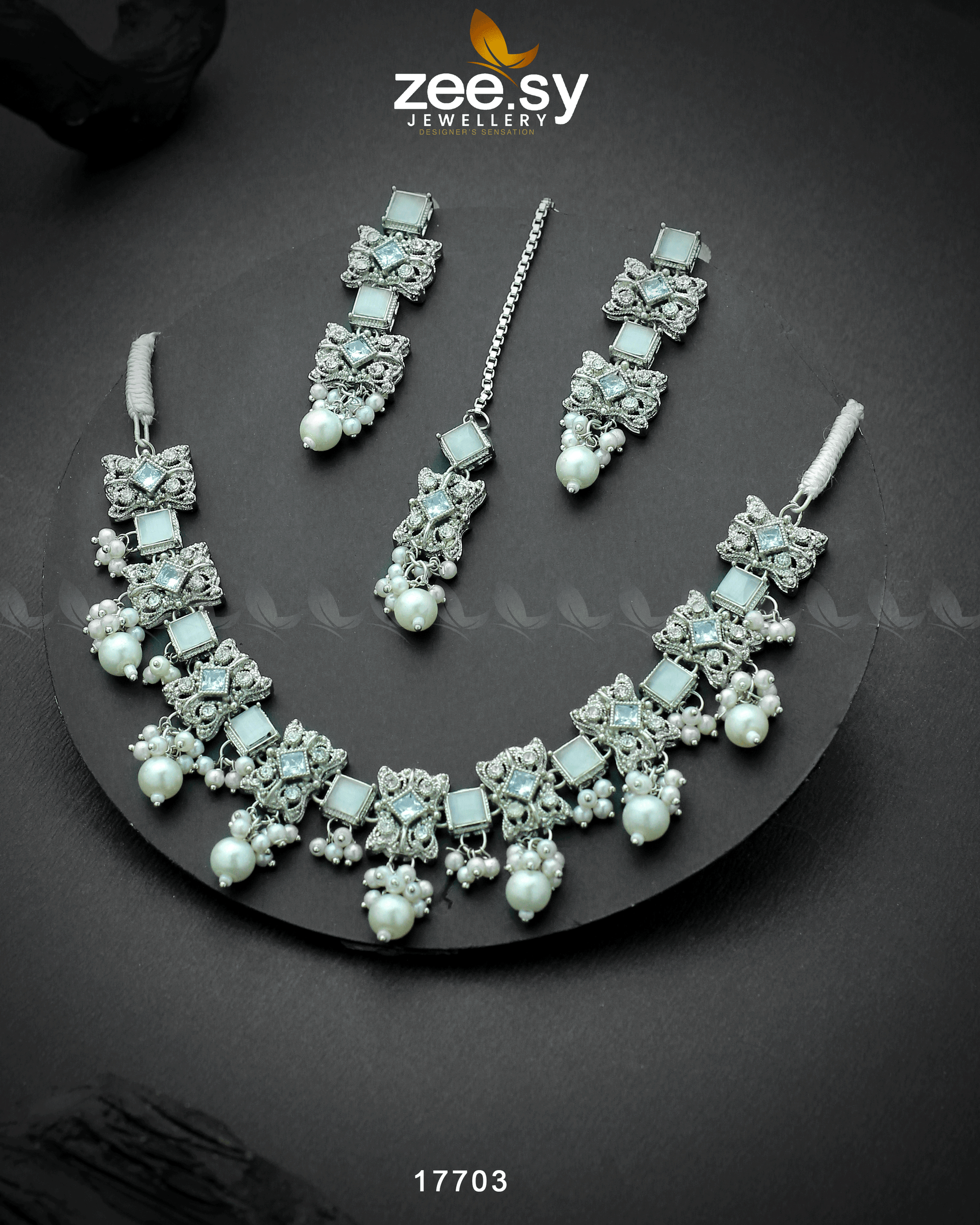 Harbor Necklace - by - Libasekhas UK - Registered Vendor of : Zeesy - 100% Original Designer Dresss