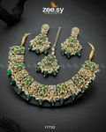 Amaryllis Necklace - by - Libasekhas UK - Registered Vendor of : Zeesy - 100% Original Designer Dresss