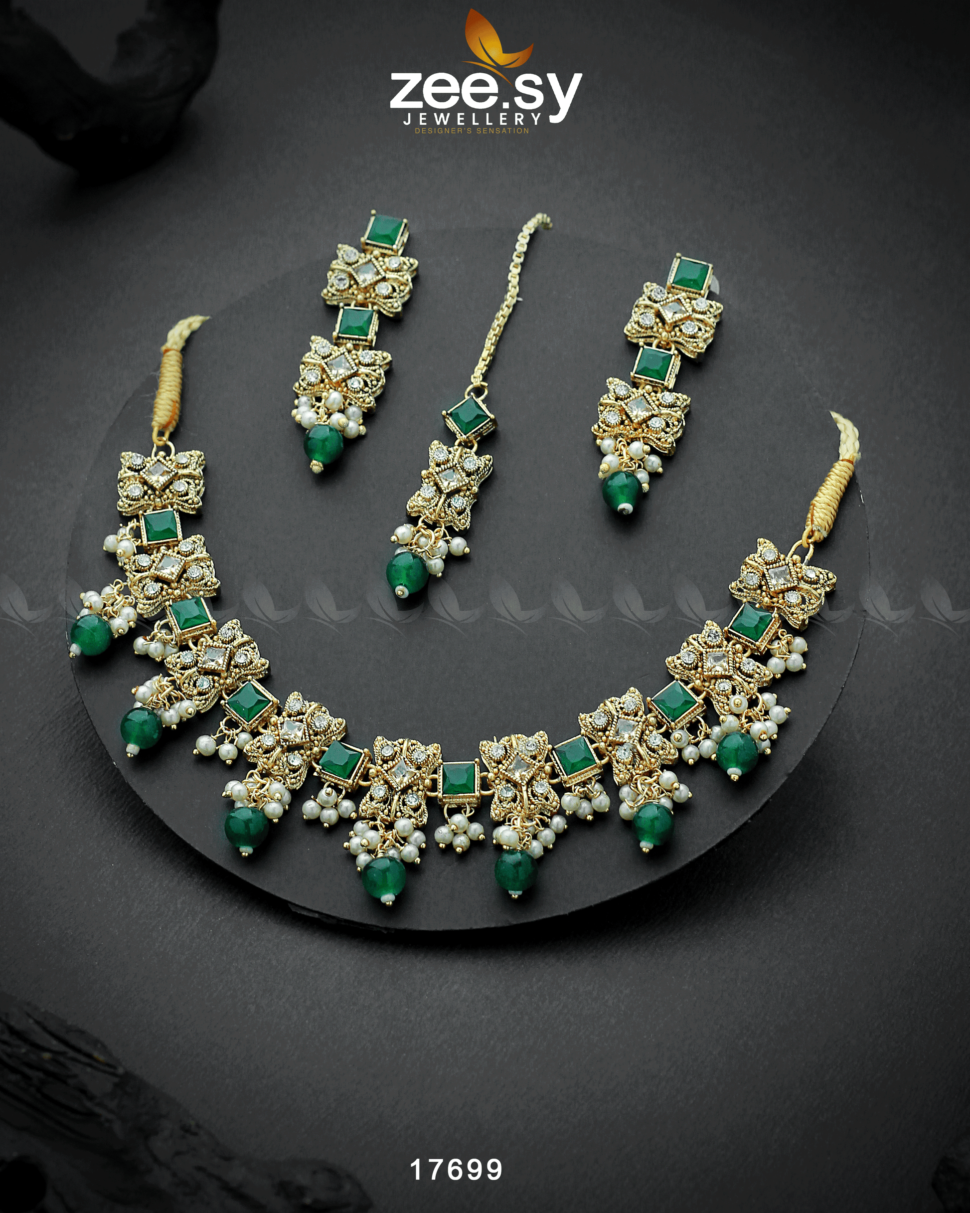 Harbor Necklace - by - Libasekhas UK - Registered Vendor of : Zeesy - 100% Original Designer Dresss