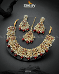 Amaryllis Necklace - by - Libasekhas UK - Registered Vendor of : Zeesy - 100% Original Designer Dresss