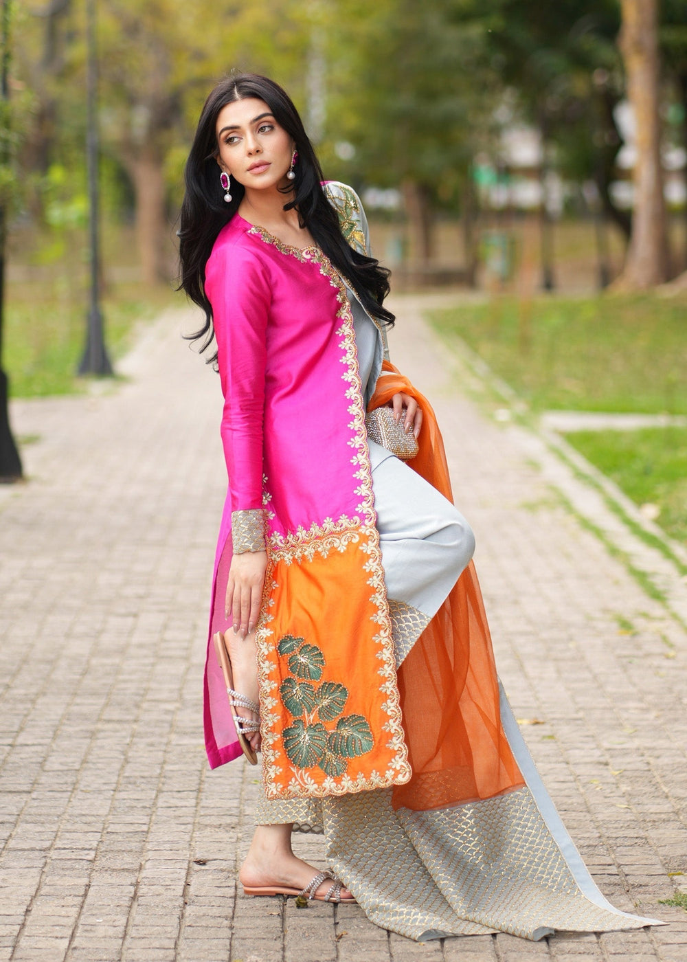 Fozia Khalid I Dilkash Festive Wear 25 | abeer - by Libasekhas UK - Registered Vendor of : Fozia Khalid - 100% Original Designer Dress