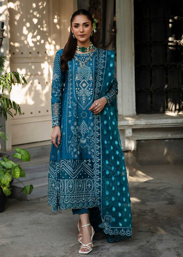 Maria Osama Khan | Rang e Noor Eid Edit | Neel Kamal - by - Libasekhas UK - Registered Vendor of : Maria Osama Khan - 100% Original Designer Dresss