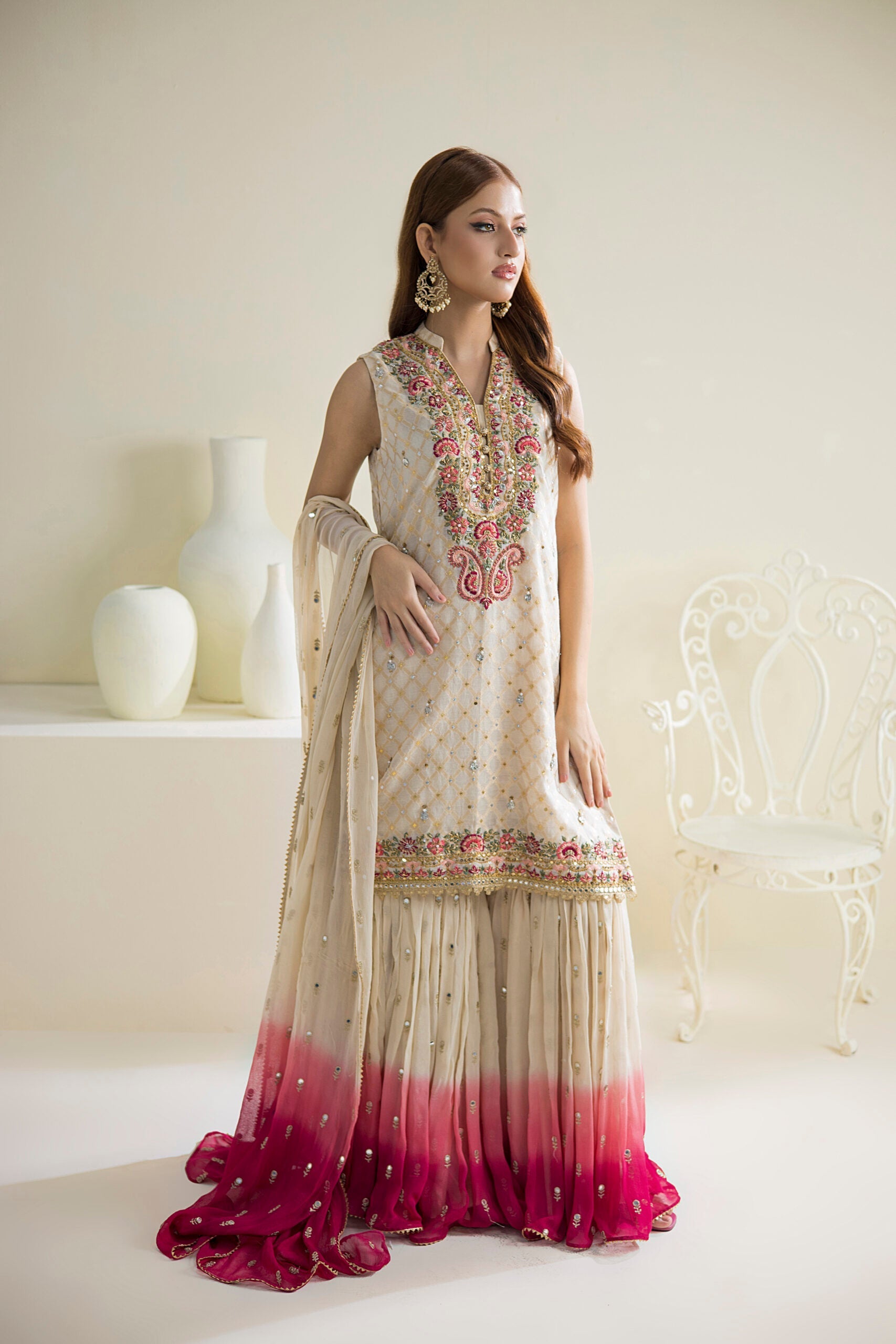 Farhat Jahan | Luxury Pret | Chaandni - by - Libasekhas UK - Registered Vendor of : Farhat Jahan - 100% Original Designer Dresss