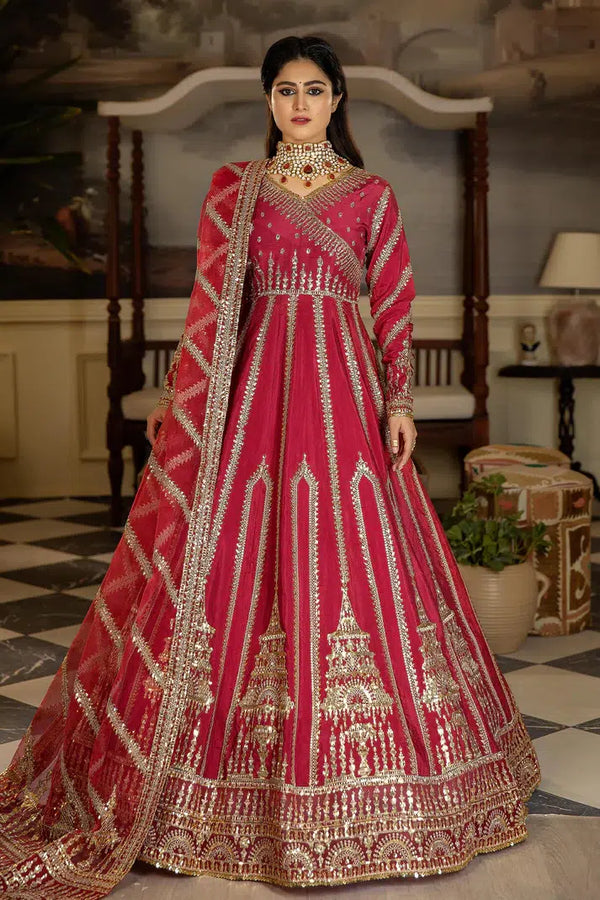 Imrozia Premium | Jahaan Ara Wedding Formals 23 | SRS-06 Surkh Roo - by - Libasekhas UK - Registered Vendor of : Imrozia Premium - 100% Original Designer Dresss
