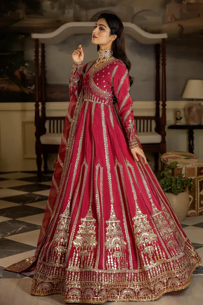 Imrozia Premium | Jahaan Ara Wedding Formals 23 | SRS-06 Surkh Roo - by - Libasekhas UK - Registered Vendor of : Imrozia Premium - 100% Original Designer Dresss
